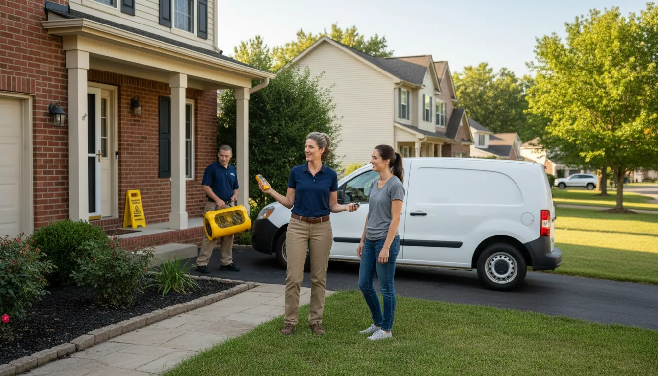 Residential water damage restoration in Crawford, MS